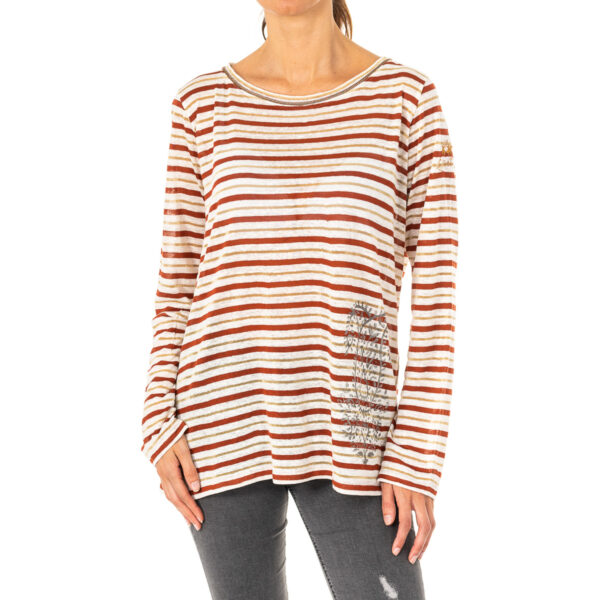 T-shirt da donna girocollo a manica lunga LWRE01