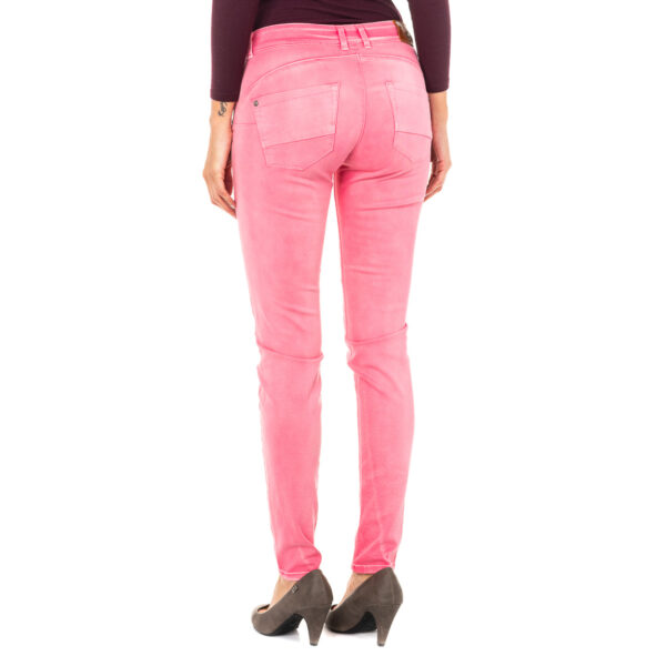 Pantalone elasticizzato con basso con taglio skinny HWT010 donna