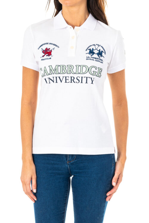 Polo da donna a maniche corte con collo a revers 2WPG65