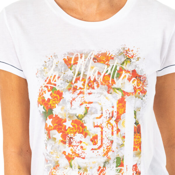 T-shirt da donna a manica corta con girocollo LWR309