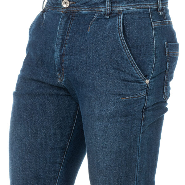 Pantaloni lunghi da uomo in denim con orli a taglio dritto JMT010