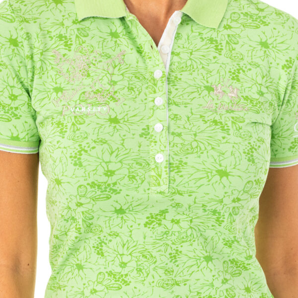 Polo da donna a maniche corte con collo a revers LWP309