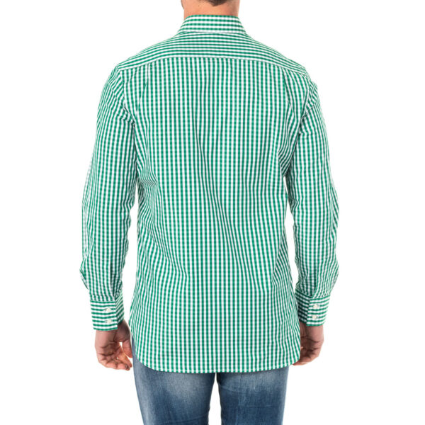 Camicia da uomo a maniche lunghe con collo a revers HMCJ06