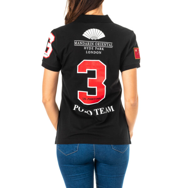Polo da donna a maniche corte con collo a revers 2WP168