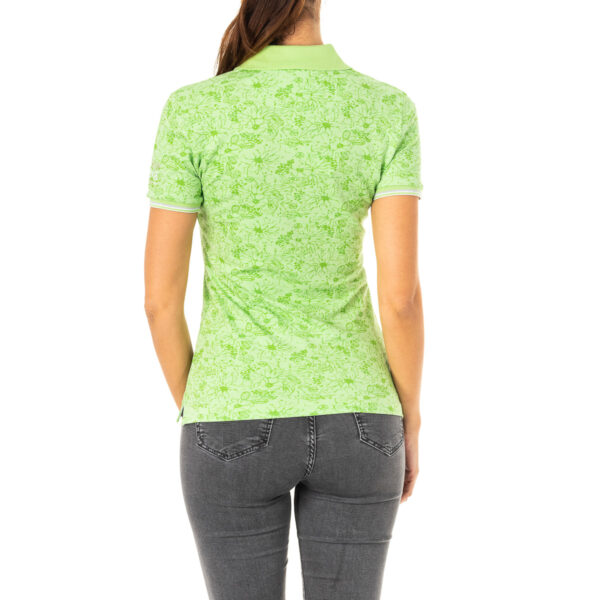 Polo da donna a maniche corte con collo a revers LWP309