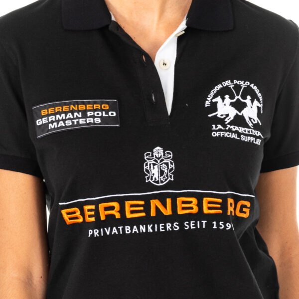 Polo da donna a maniche corte con collo a revers 2WP202