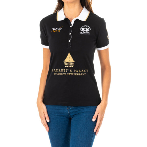Polo da donna a maniche corte con collo a revers 2WPH29