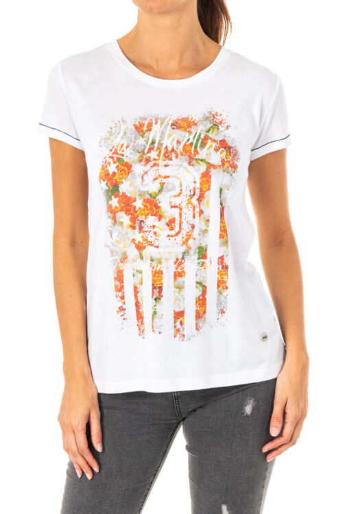 T-shirt da donna a manica corta con girocollo LWR309