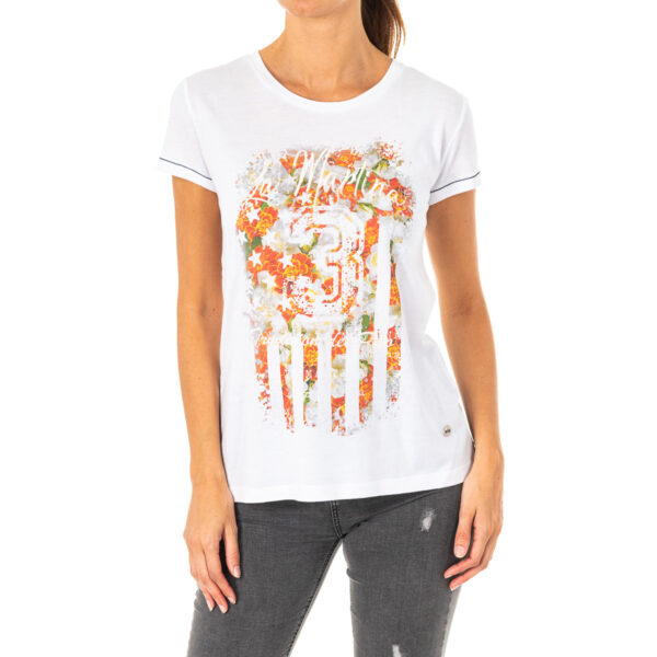 T-shirt da donna a manica corta con girocollo LWR309