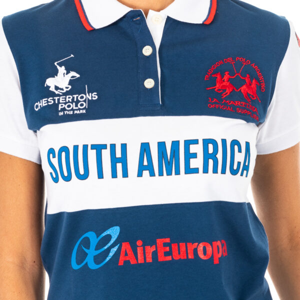 Polo da donna a maniche corte con collo a revers 2WP165