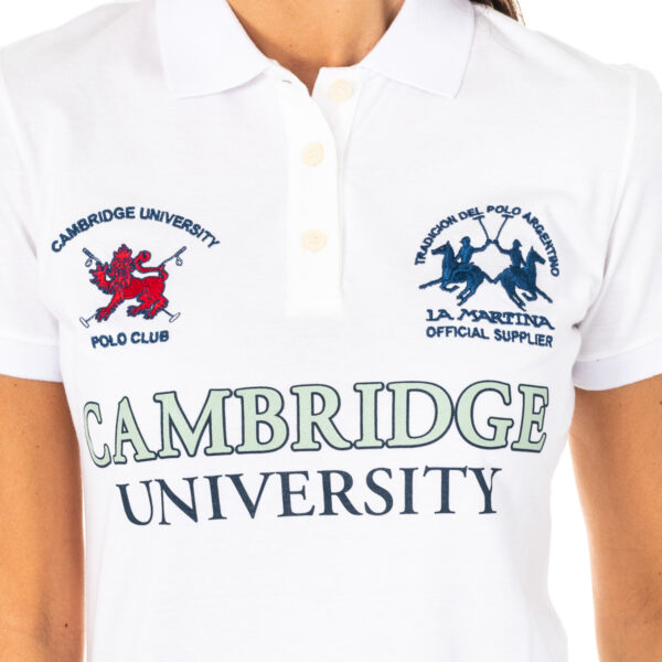 Polo da donna a maniche corte con collo a revers 2WPG65