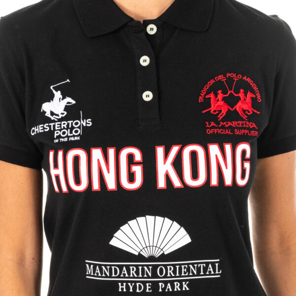 Polo da donna a maniche corte con collo a revers 2WP168
