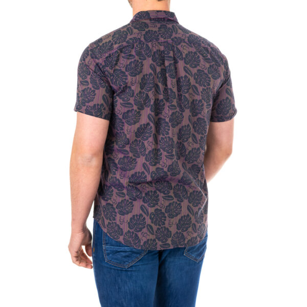 Camicia da uomo con collo revers a manica corta LMC032