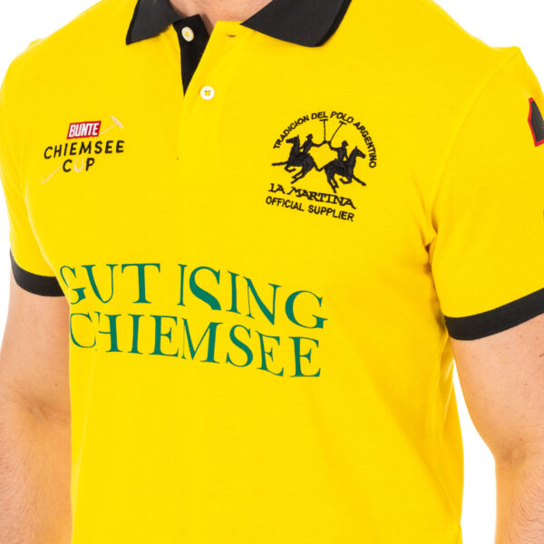 Polo manica corta con collo a revers 2MPS51 uomo