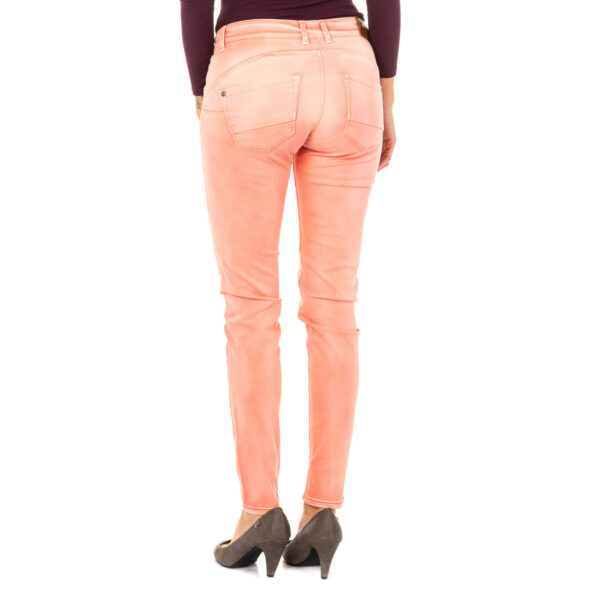 Pantalone elasticizzato con basso con taglio skinny HWT010 donna