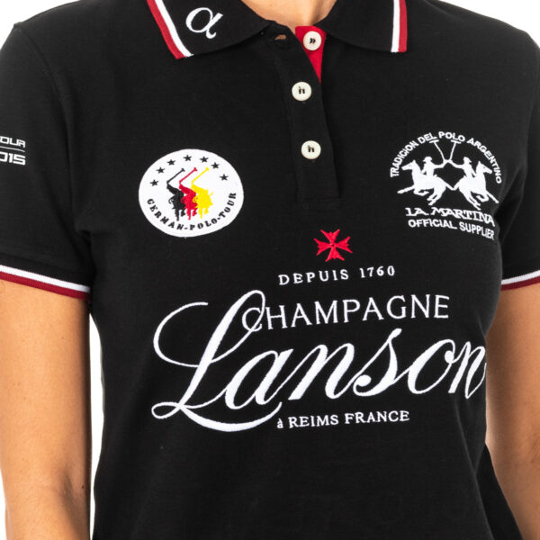 Polo da donna a maniche corte con collo a revers 2WP160