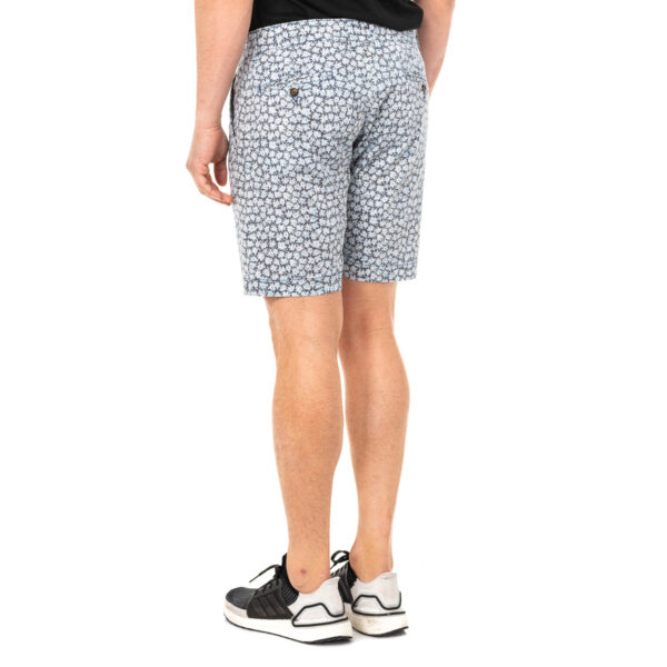 Bermuda con pantalone dritto basso con taglio e passanti per cintura LMB008 uomo