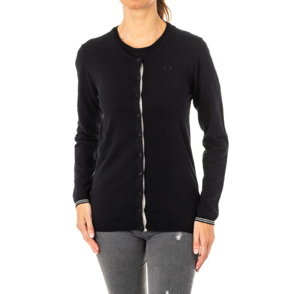 Giacca da donna in maglia con chiusura a bottoni LWS002