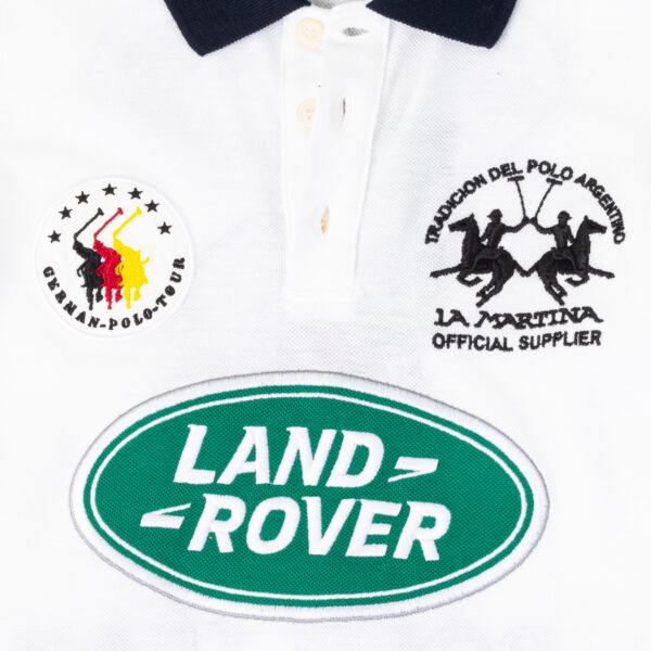 Polo da ragazzo a maniche corte con collo a revers a contrasto 2KP027