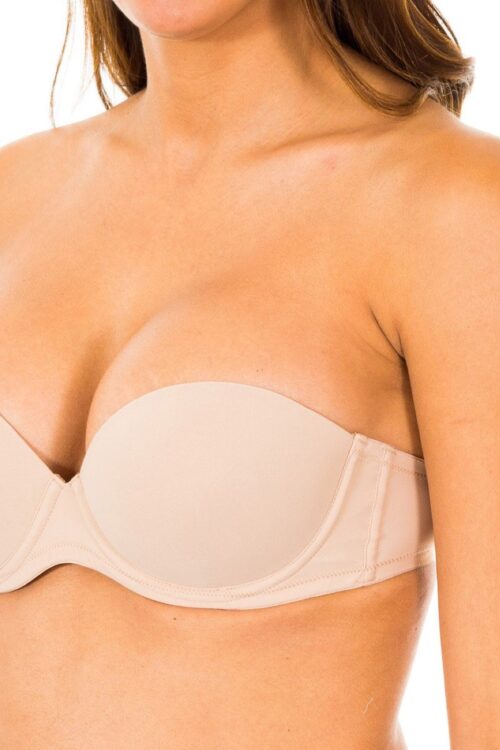 Reggiseno senza spalline da donna con imbottitura e ferretto F2660E