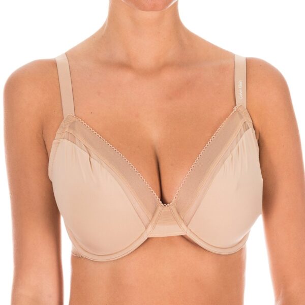 Reggiseno da donna con coppe lisce e ferretto F3648E