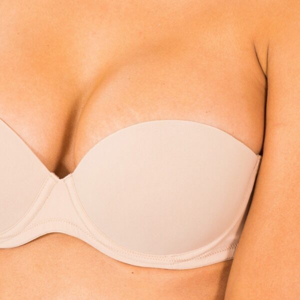 Reggiseno senza spalline da donna con imbottitura e ferretto F2660E