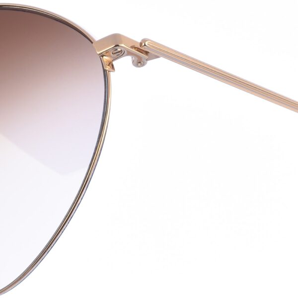 VB220S Occhiali da sole ovali in metallo per donna