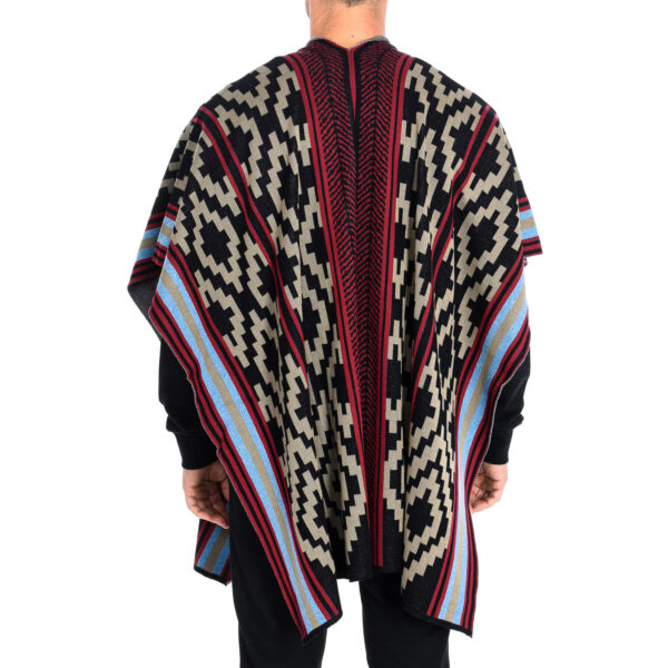 Poncho in maglia mezza stagione senza maniche RMS006-XC037 uomo