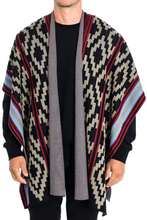 Poncho in maglia mezza stagione senza maniche RMS006-XC037 uomo