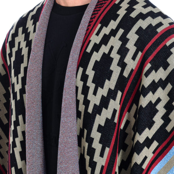 Poncho in maglia mezza stagione senza maniche RMS006-XC037 uomo