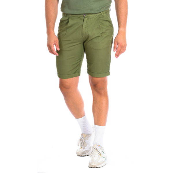 Bermuda con orlo a taglio dritto TMB004-TL121 da uomo