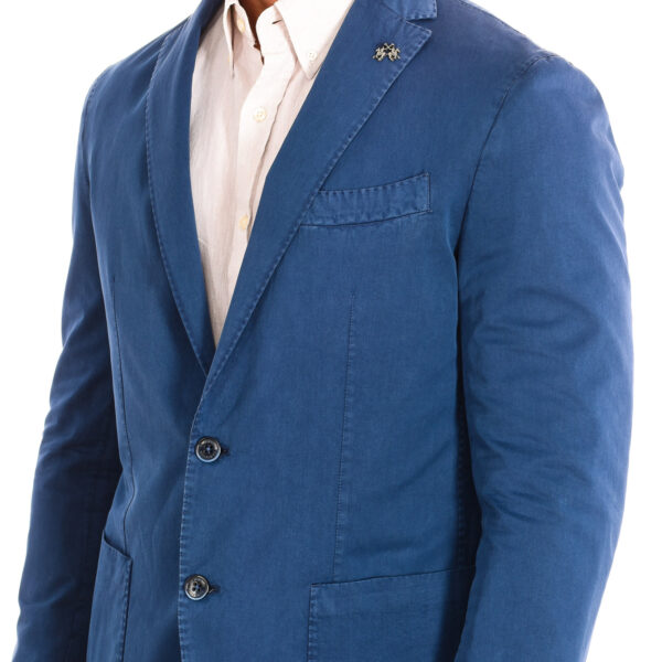 Blazer da uomo a maniche lunghe con collo a revers LMJA01-TW250