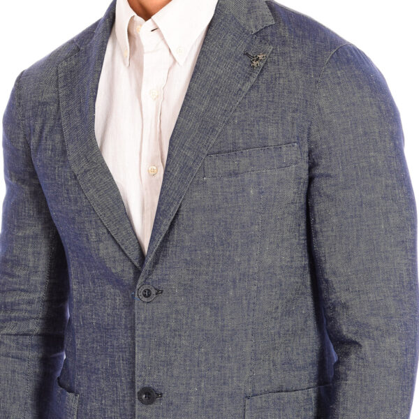 Blazer a maniche lunghe con vestibilità regolare PMJA04-TW338 uomo