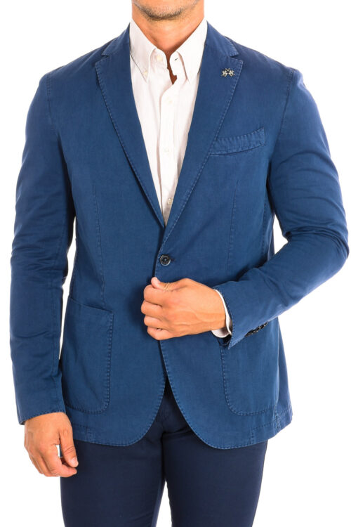 Blazer da uomo a maniche lunghe con collo a revers LMJA01-TW250