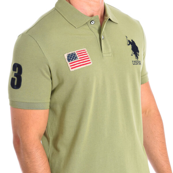 JARECBFD Polo a maniche corte con colletto a contrasto 61431 da uomo