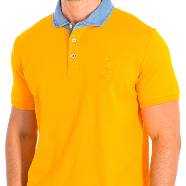 Polo manica corta DESM collo risvolto a contrasto 61460 uomo