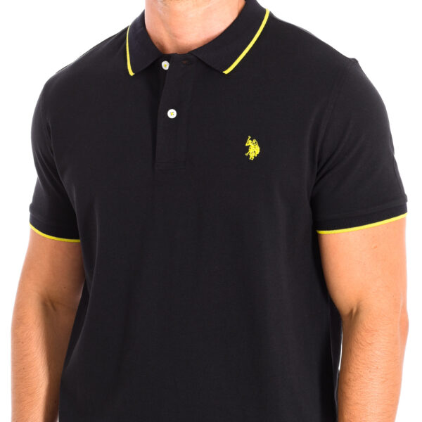 Polo a maniche corte KORY con colletto a contrasto 64782 da uomo