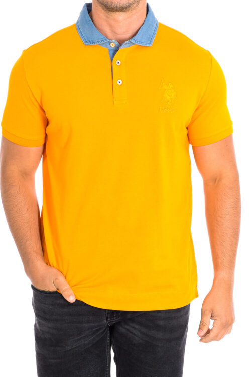 Polo manica corta DESM collo risvolto a contrasto 61460 uomo