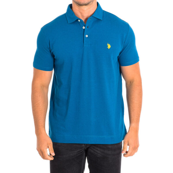 Polo a maniche corte ART Contrast Lapel Collar 61462 Uomo