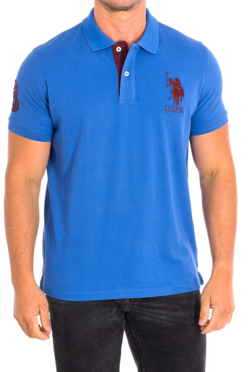 KORYCBAD Polo a maniche corte con colletto a contrasto 64779 Uomo