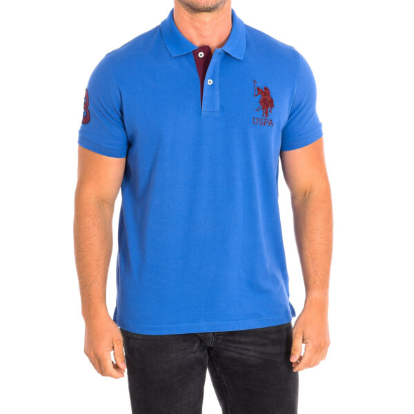 KORYCBAD Polo a maniche corte con colletto a contrasto 64779 Uomo