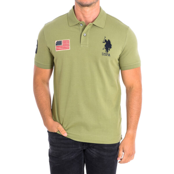 JARECBFD Polo a maniche corte con colletto a contrasto 61431 da uomo