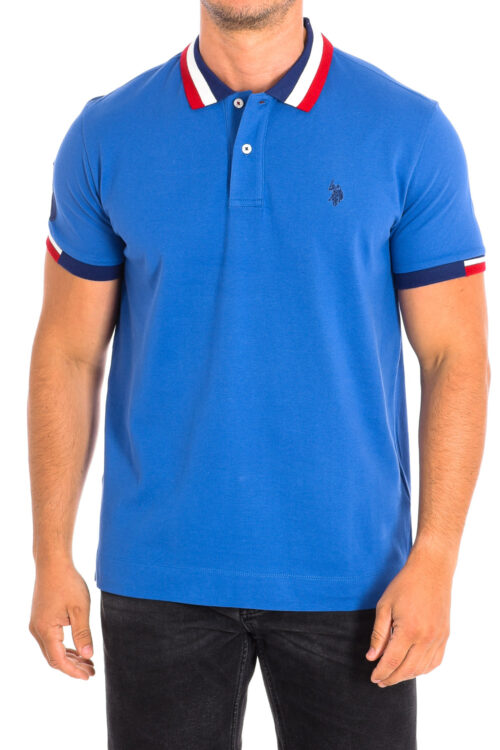PROSCH3D Polo a maniche corte con colletto a contrasto 64775 Uomo