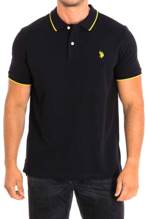 Polo a maniche corte KORY con colletto a contrasto 64782 da uomo