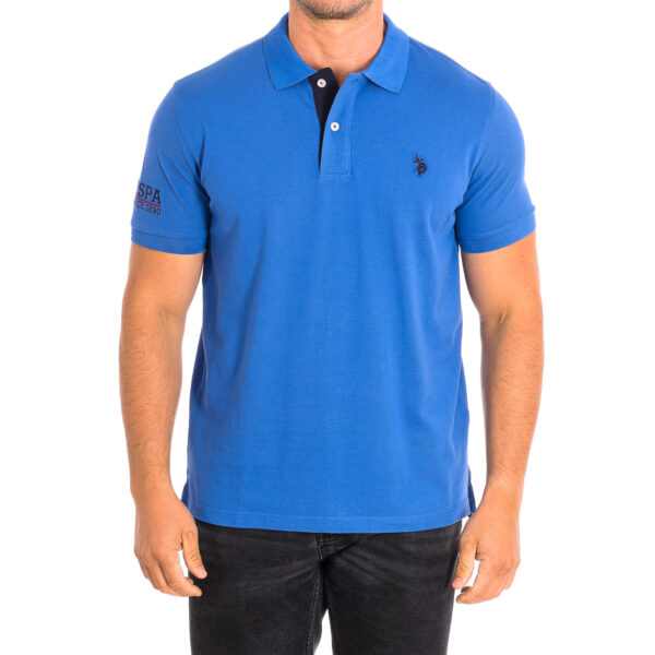 FOST Polo a maniche corte con colletto a contrasto 64783 Uomo