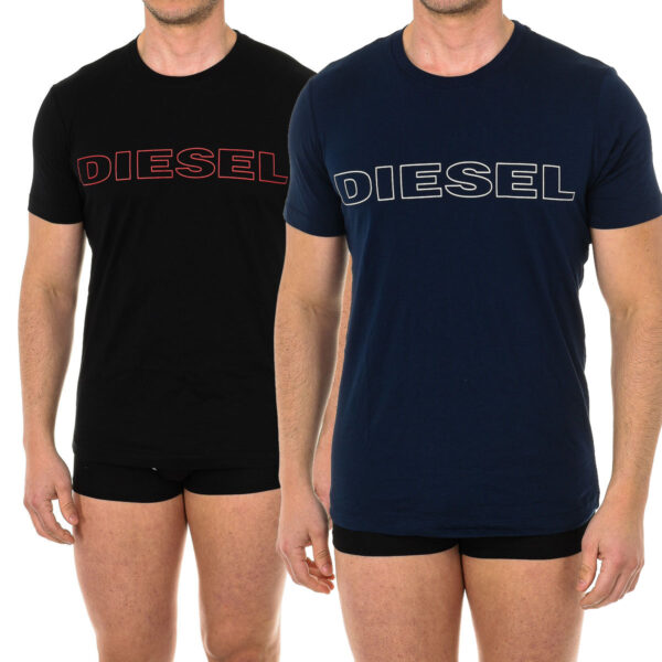 Pack-2 T-shirt uomo girocollo a maniche corte A02117-0DARX