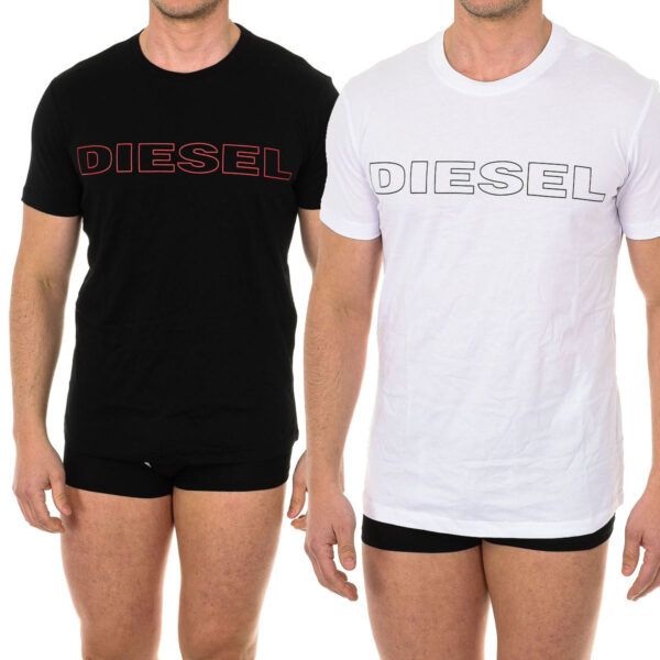 Pack-2 T-shirt uomo girocollo a maniche corte A02117-0DARX
