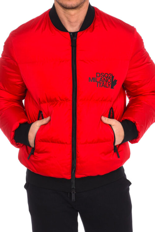 Giacca imbottita con collo rotondo da uomo S74AM1088-S53140