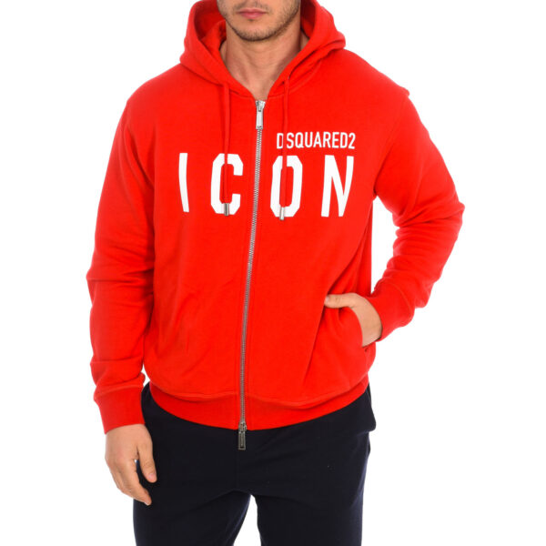 Felpa con cappuccio e zip da uomo S79HG0002-S25042