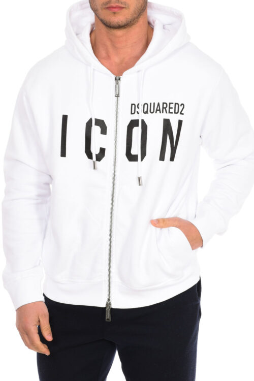 Felpa con cappuccio e zip da uomo S79HG0002-S25042